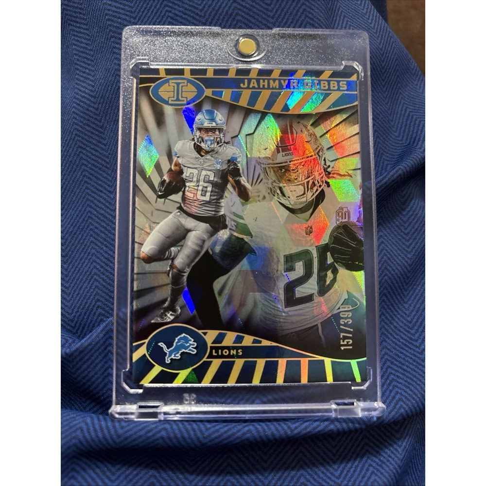 2024 Panini Illusions Jahmyr‎ Gibbs Mirrored Trophy SP Parallel 280/499